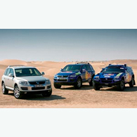 VW Touareg V6 TDI as service vehicles for Dakar Rally